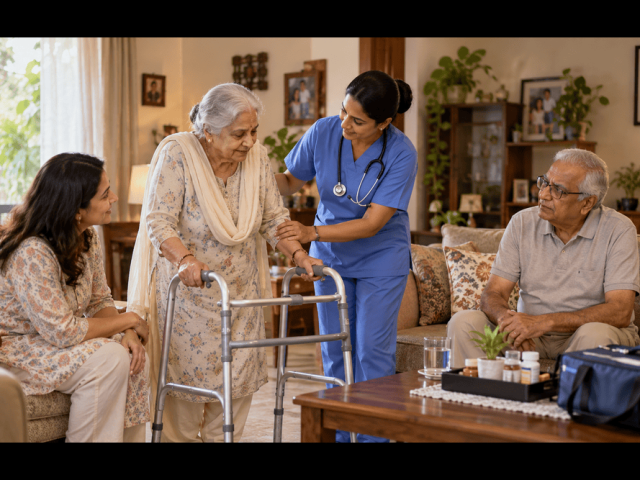 When Do Elderly Parents Need Professional Healthcare Assistance at Home?